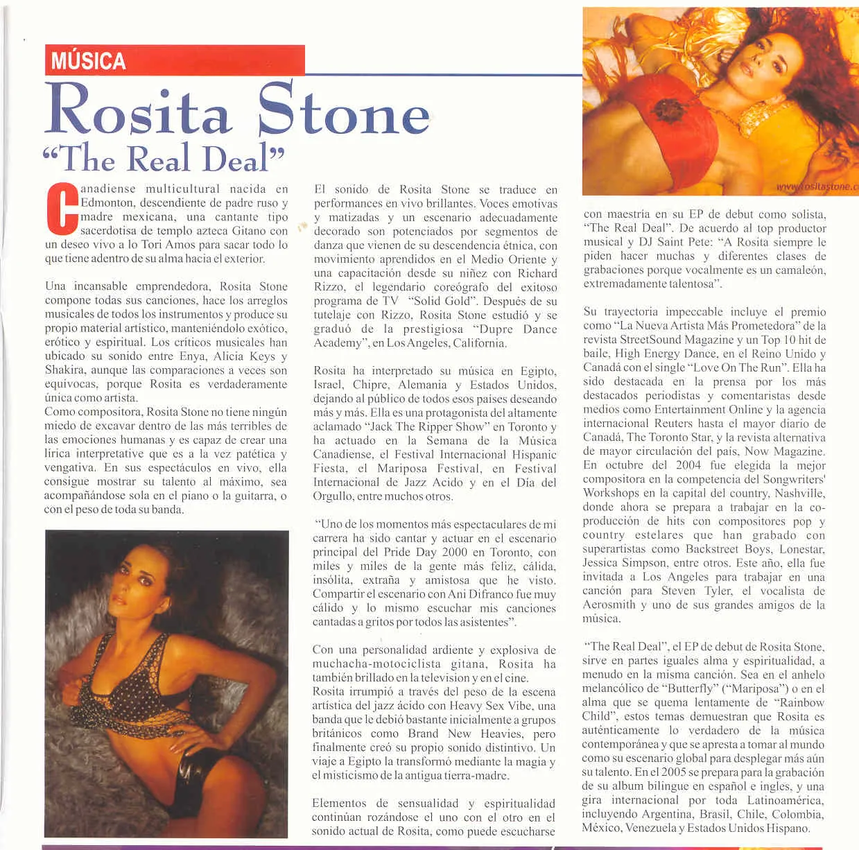 Historical press clipping: rosita-revista-la-guia.jpg