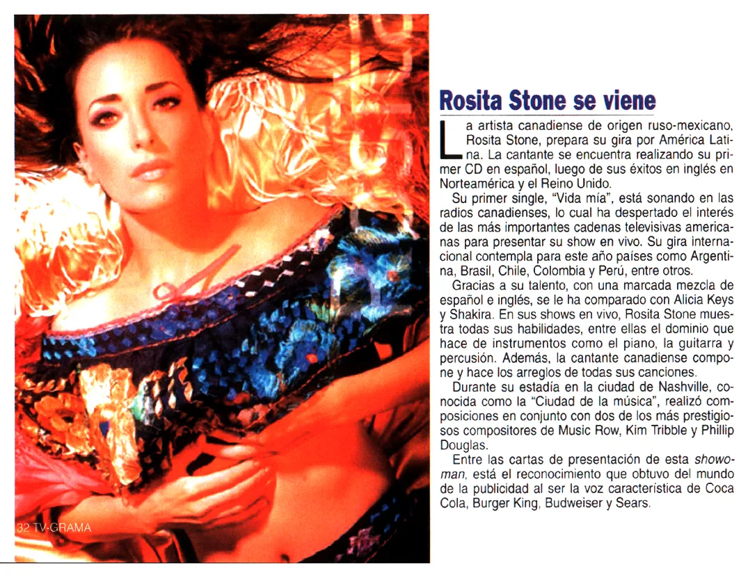 Historical press clipping: rosita-tvgrama.jpg